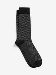 RW&CO Dress Socks with Geometric Pattern
