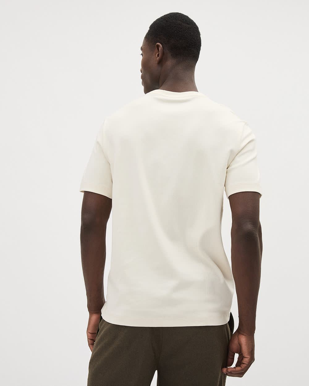 RW&CO Refined Solid Interlock Cotton Crew-Neck Tee