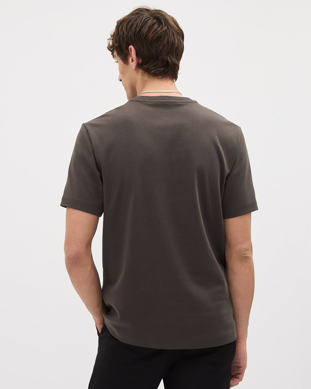 RW&CO Refined Solid Interlock Cotton Crew-Neck Tee