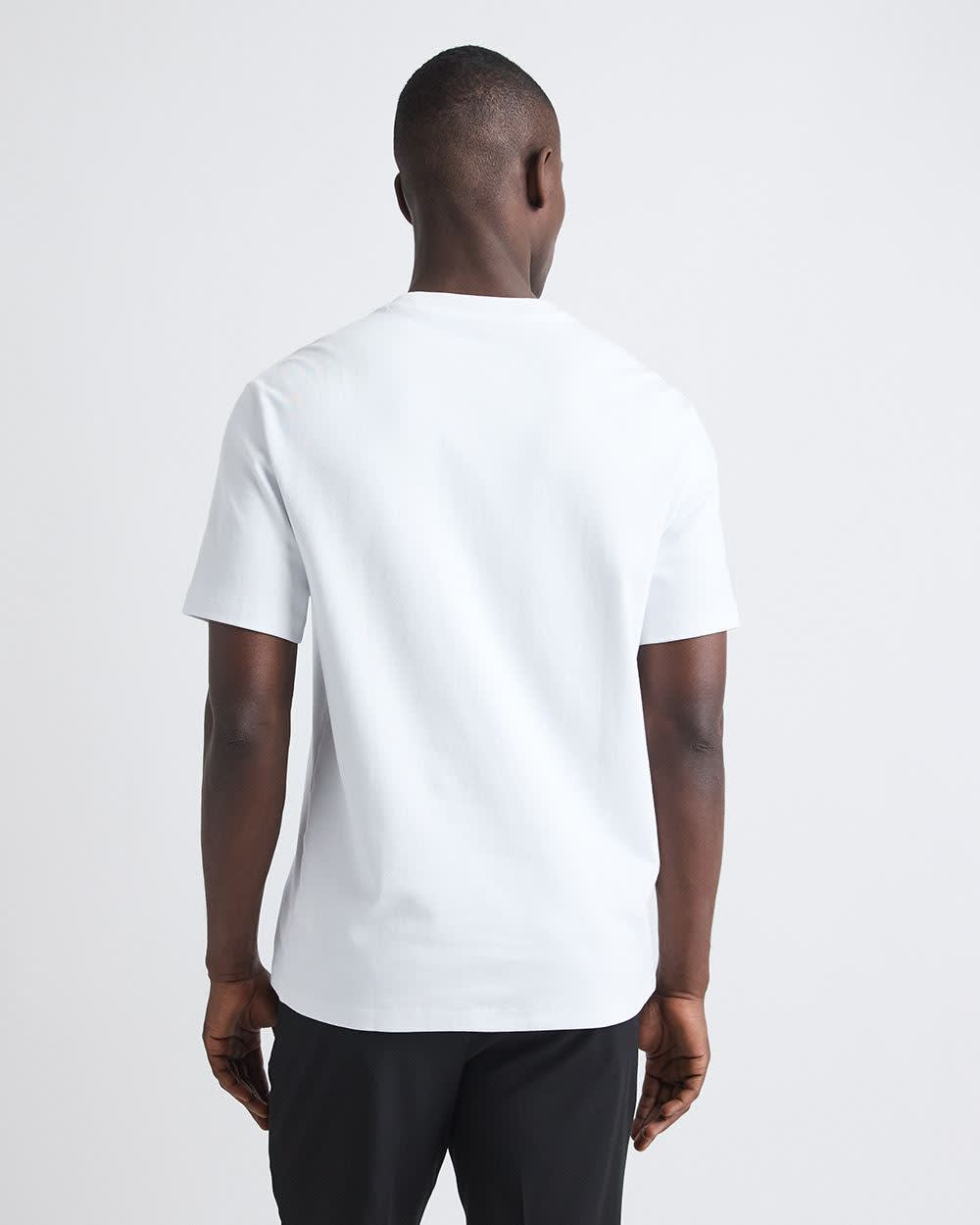 RW&CO Refined Solid Interlock Cotton Crew-Neck Tee