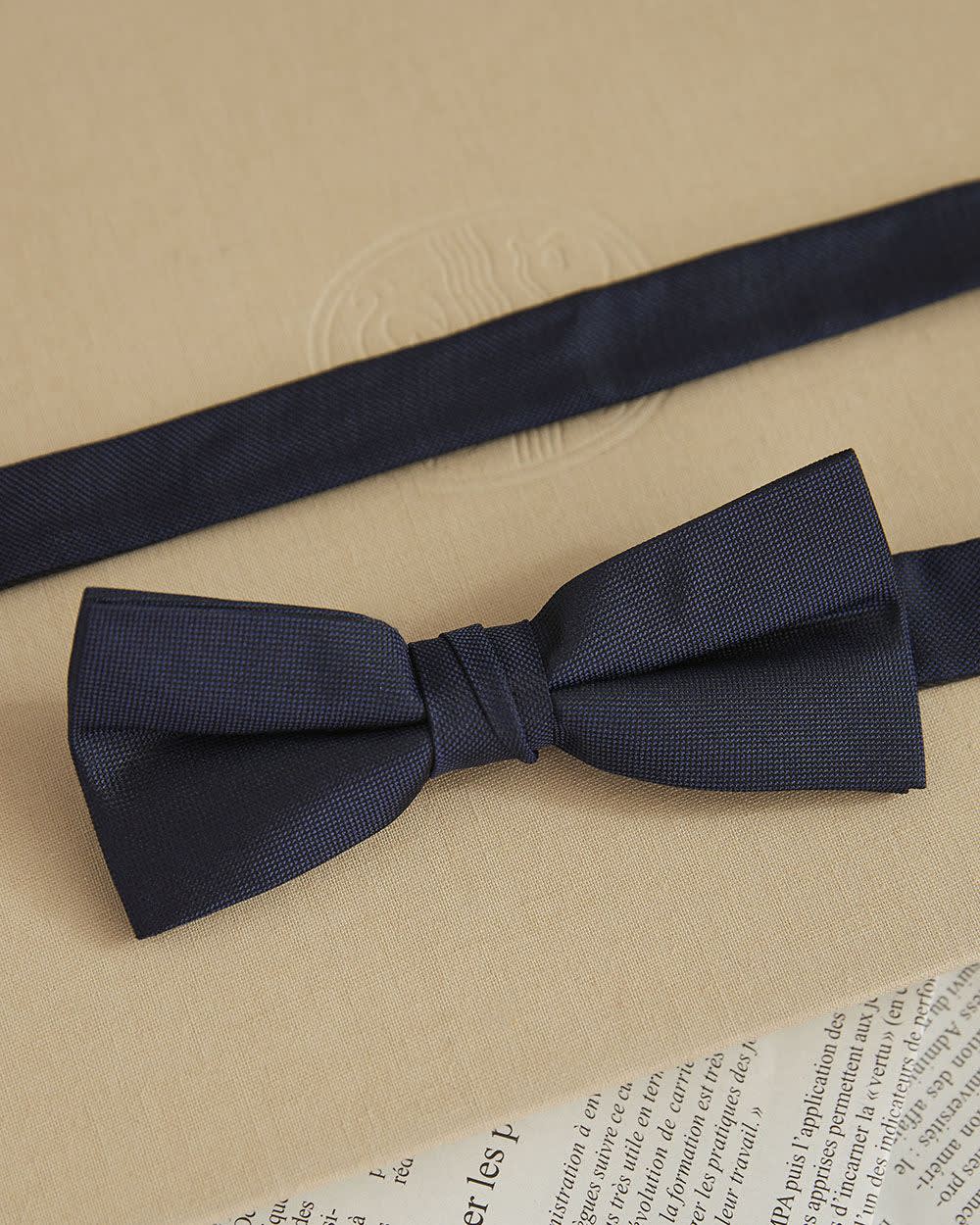 RW&CO Solid Iridescent Bow Tie