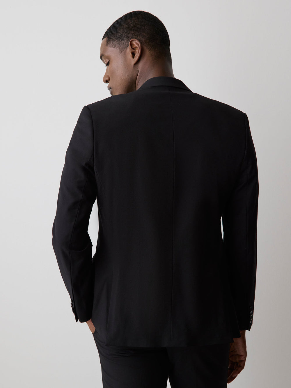 RW&CO Essential Tailored Fit Wool-Blend Suit Blazer