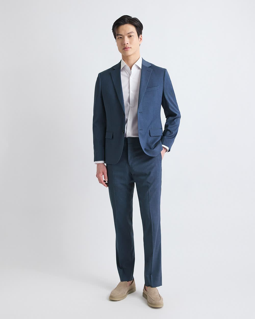 RW&CO Slim Fit Blue Suit Blazer