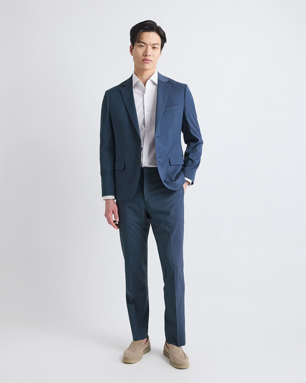 RW&CO Slim Fit Blue Suit Pant