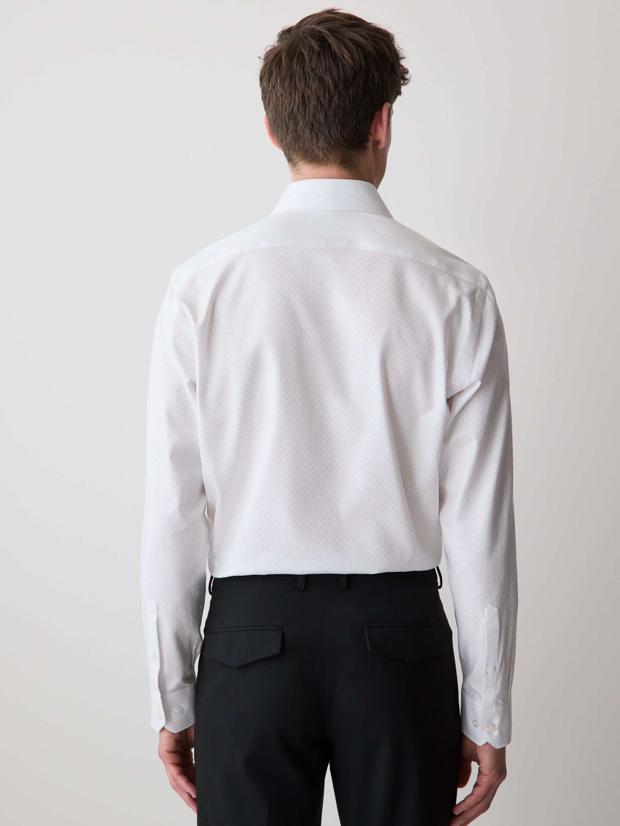 RW&CO Dotted Regular Fit Dress Shirt