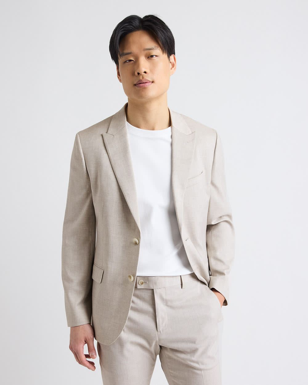 RW&CO Slim Fit Stone Suit Blazer