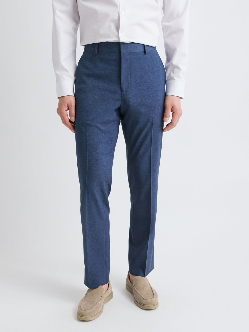 RW&CO Tailored Fit Blue Suit Pant