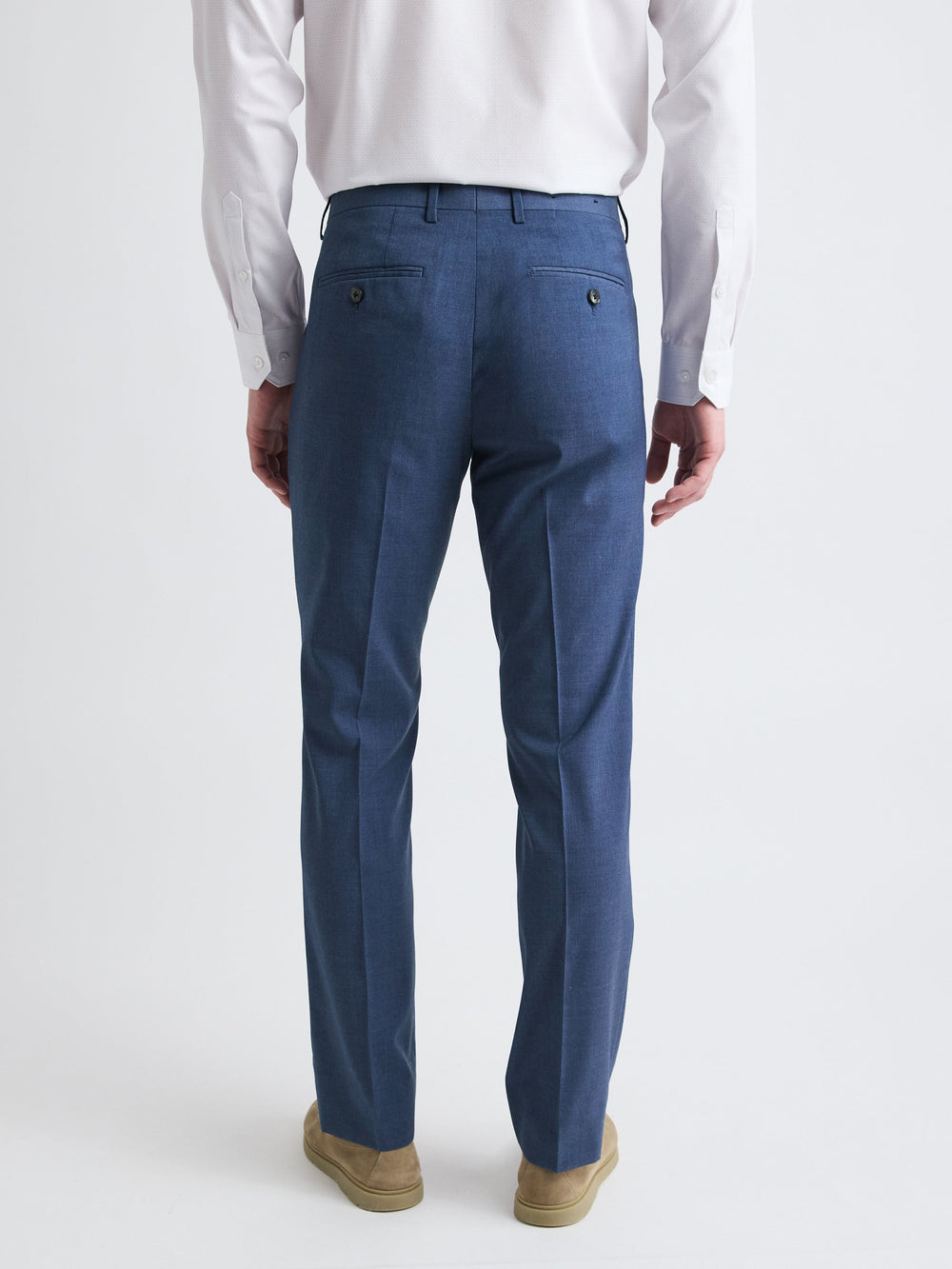 RW&CO Tailored Fit Blue Suit Pant