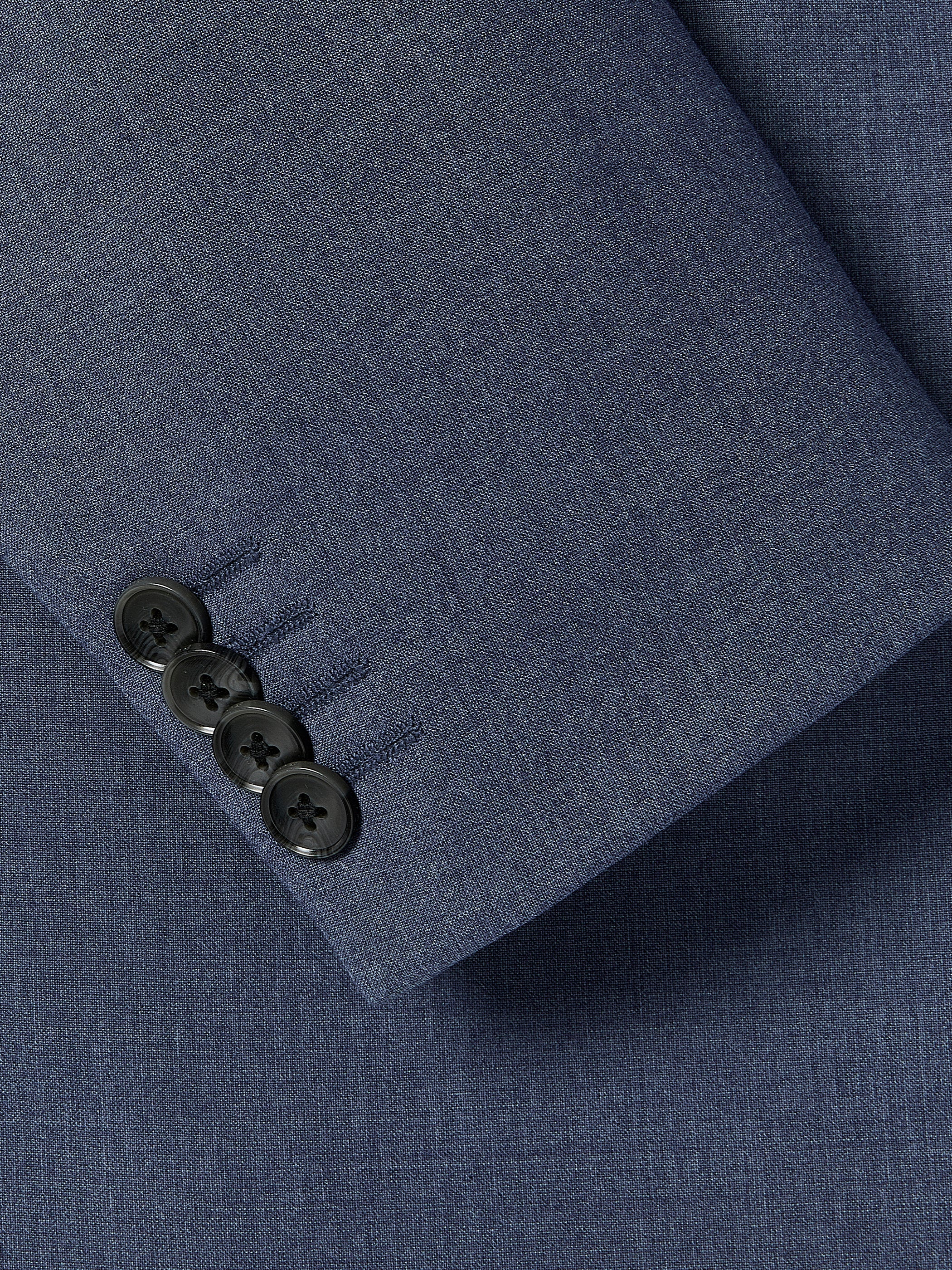 RW&CO Tailored-Fit Blue Suit Blazer