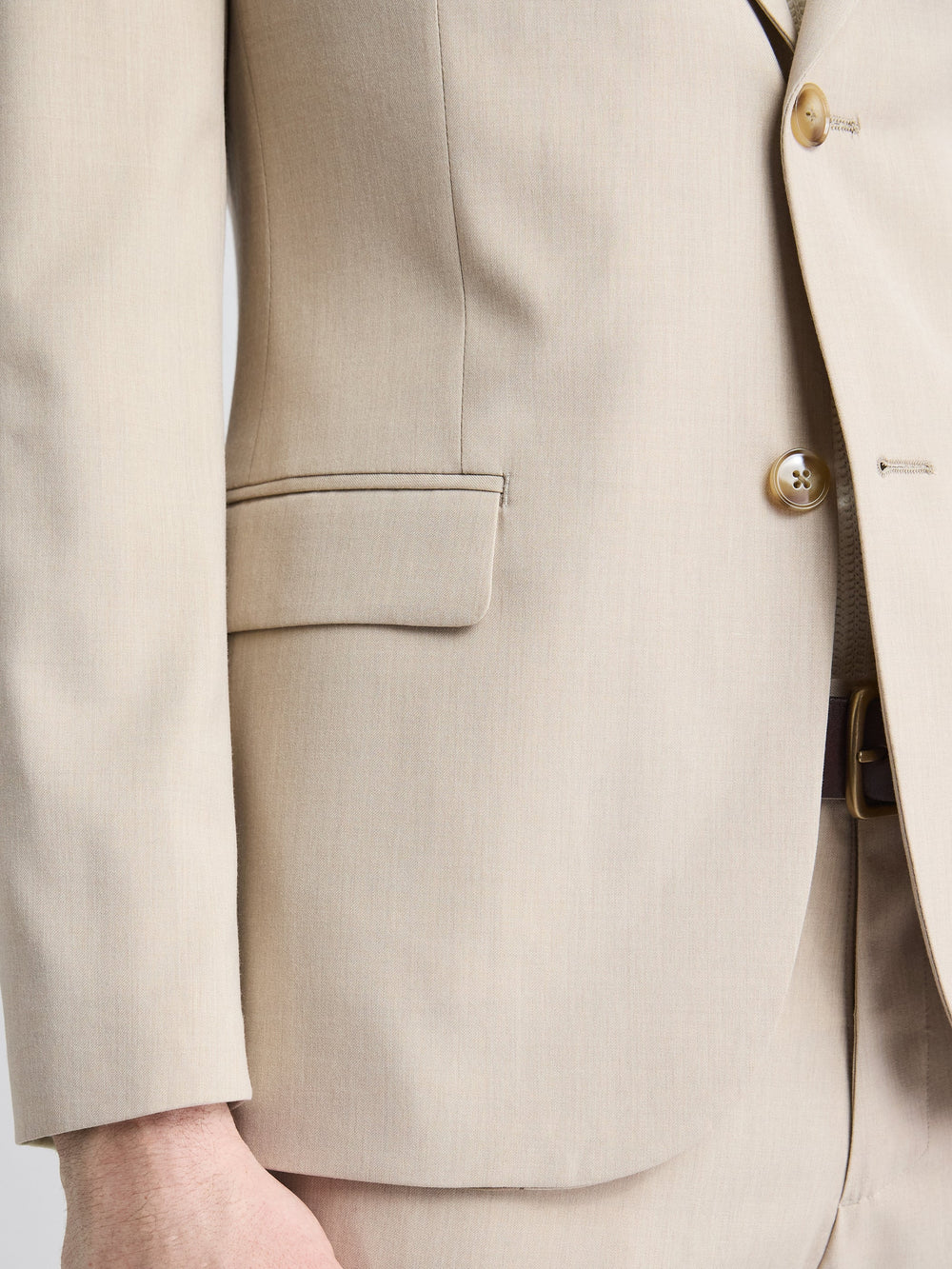 RW&CO Slim Fit Beige Suit Blazer