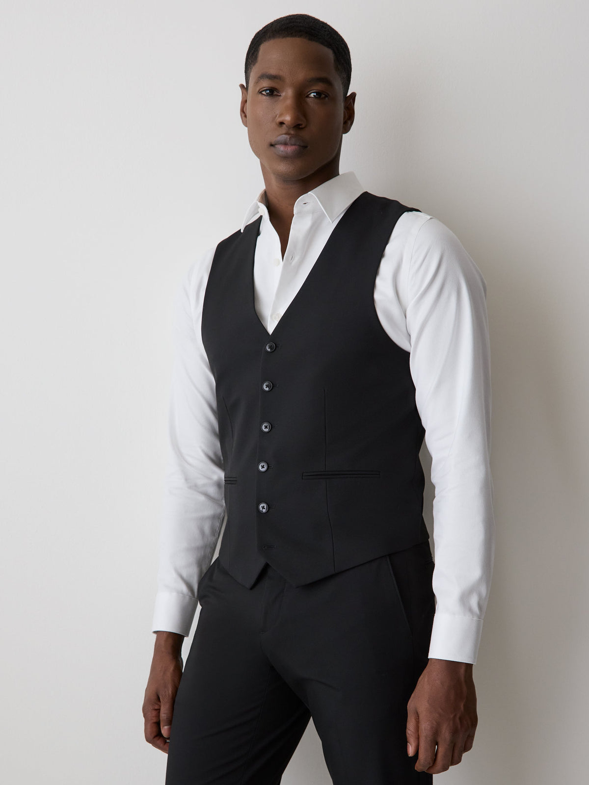 RW&CO Black Suit Vest