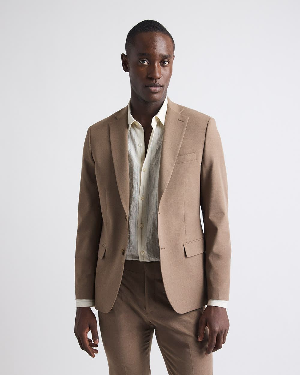 RW&CO Slim-Fit Rose Taupe Suit Blazer