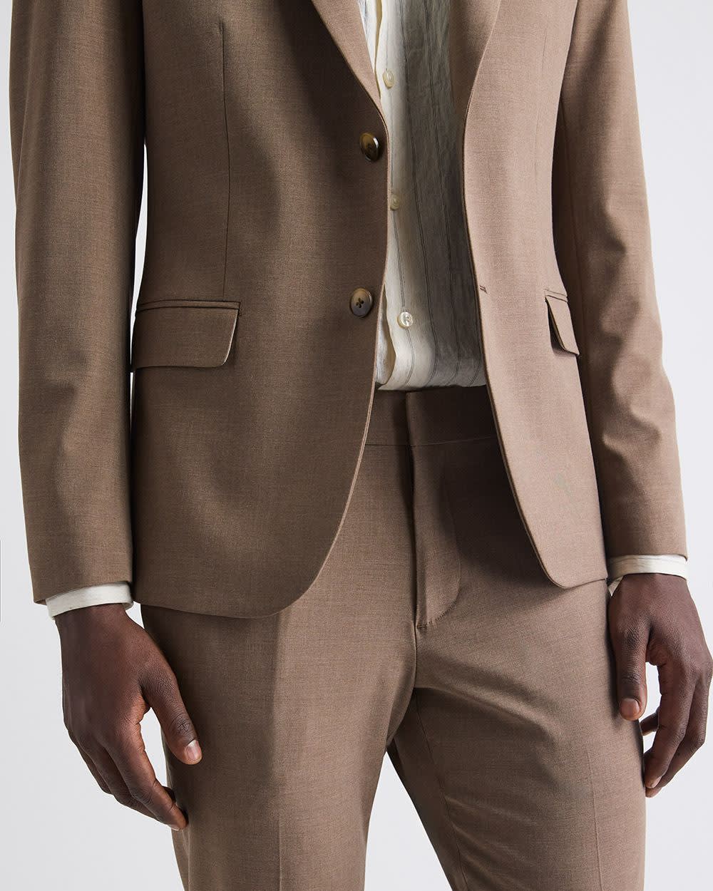 RW&CO Slim-Fit Rose Taupe Suit Blazer