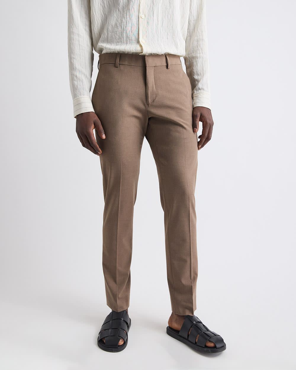 RW&CO Slim-Fit Rose Taupe Suit Pant