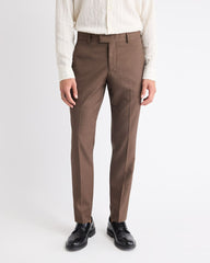 RW&CO Slim Fit Brown Suit Pant