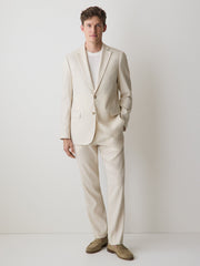 RW&CO Tailored Fit Stretch Linen Blazer