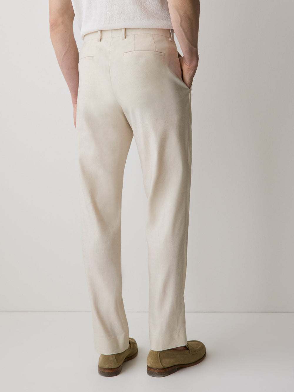 RW&CO Tailored-Fit Linen Suit Pant