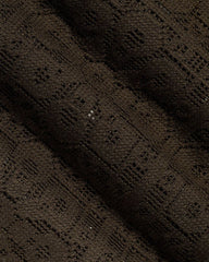 RW&CO Short-Sleeve Lace Shirt with Camp Collar