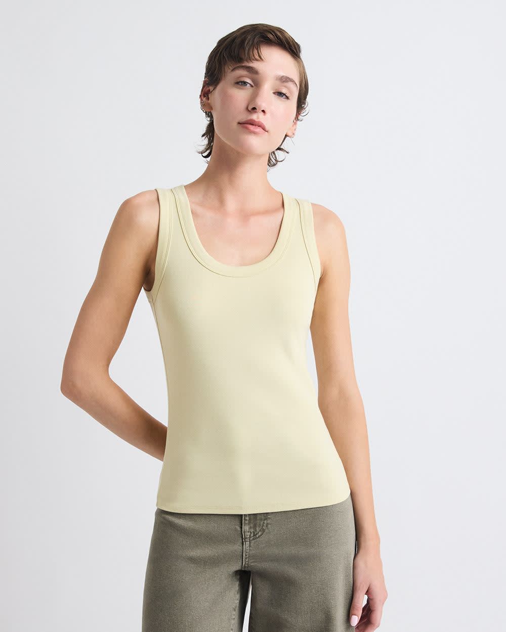 RW&CO Scoop-Neck Cami with Wide Straps