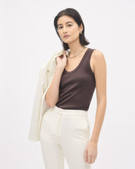 RW&CO Scoop-Neck Cami with Wide Straps