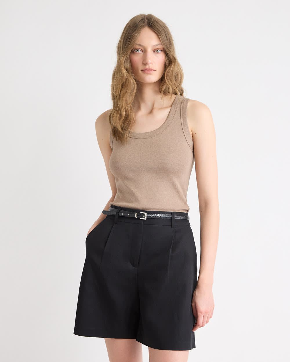 RW&CO Scoop-Neck Cami with Wide Straps