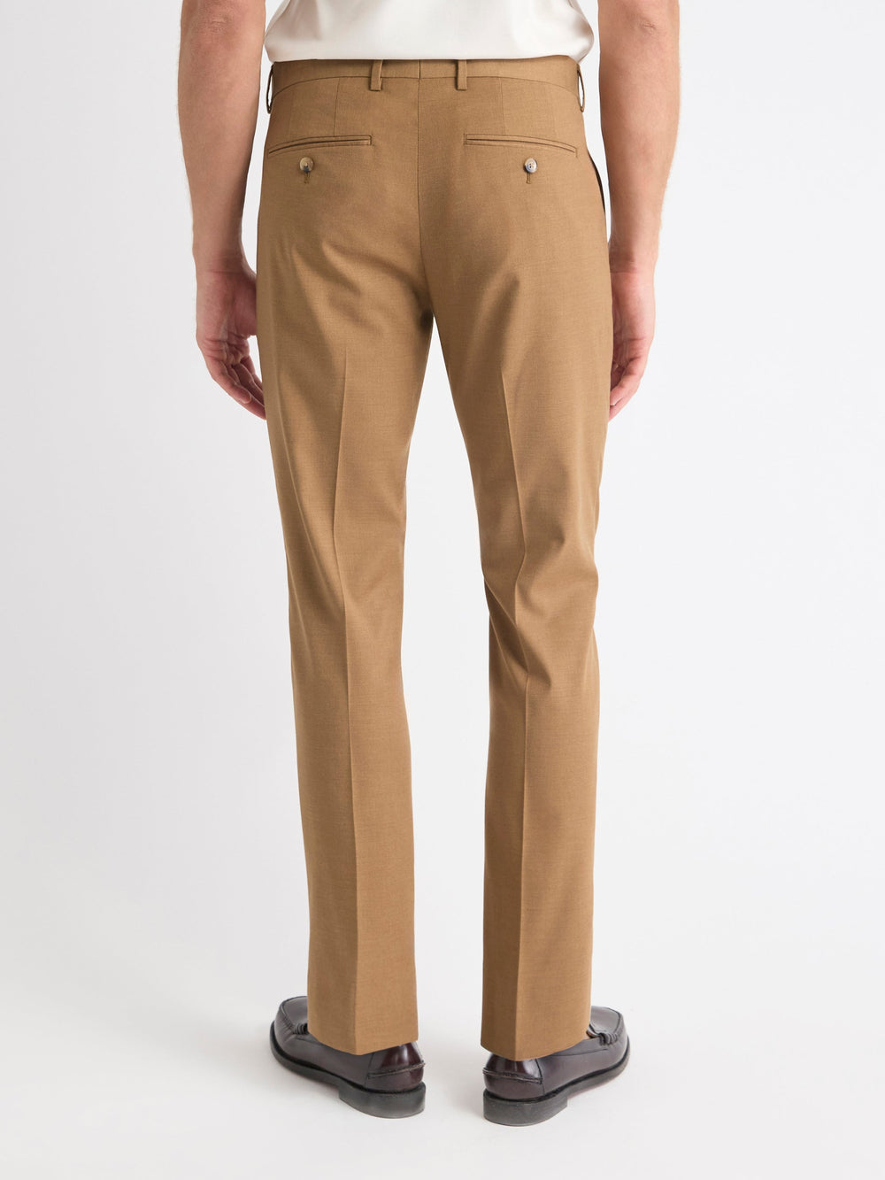 RW&CO Slim Fit Golden Brown Suit Pant