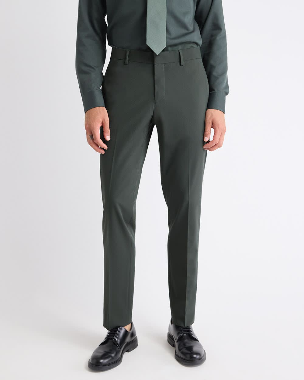 RW&CO Slim Fit Dark Green Suit Pant