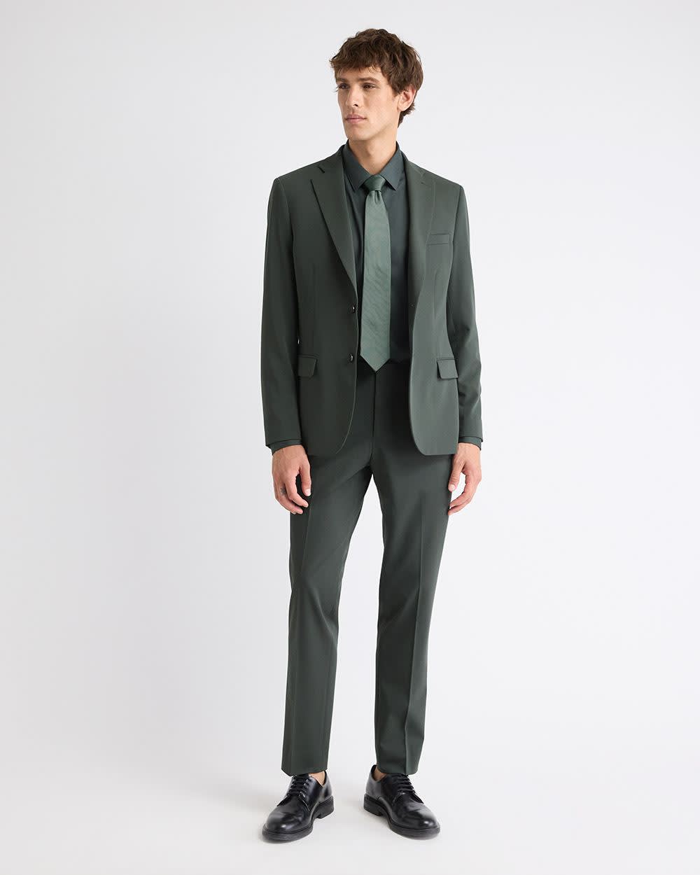 RW&CO Slim Fit Dark Green Suit Blazer