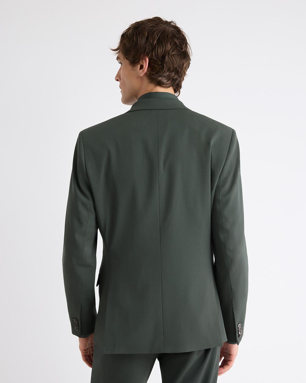 RW&CO Slim Fit Dark Green Suit Blazer