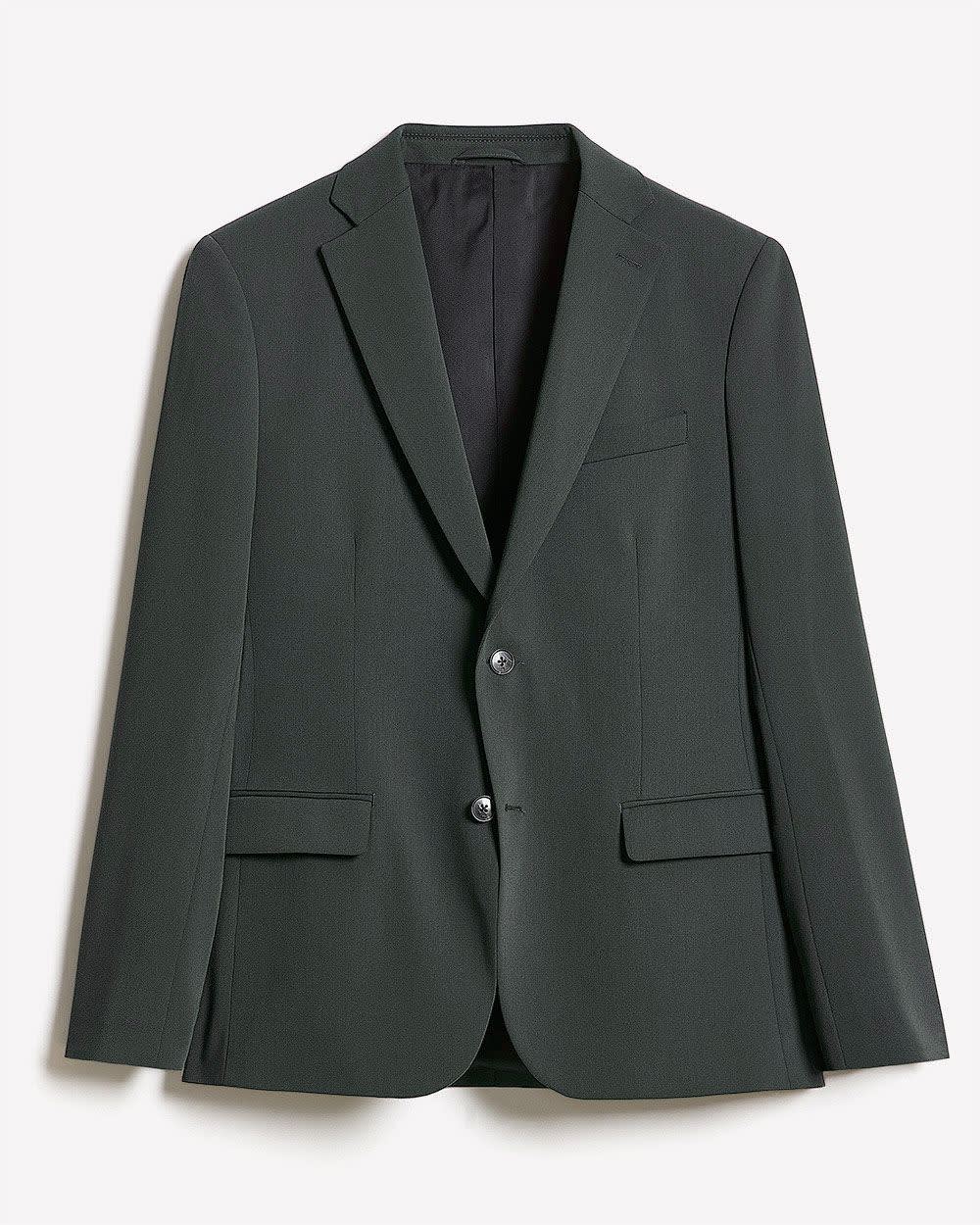 RW&CO Slim Fit Dark Green Suit Blazer