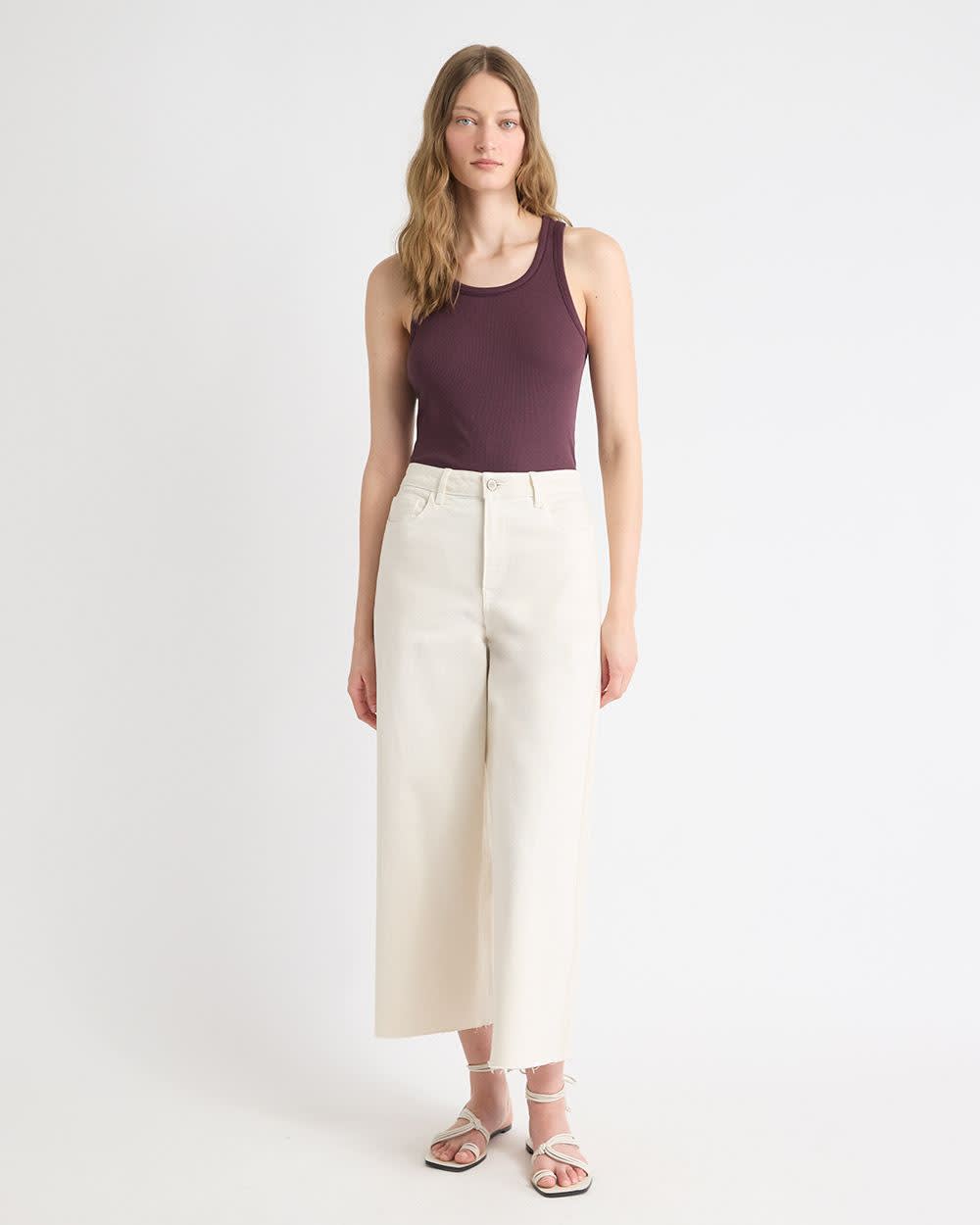 RW&CO Crew-Neck Racerback Fitted Tank