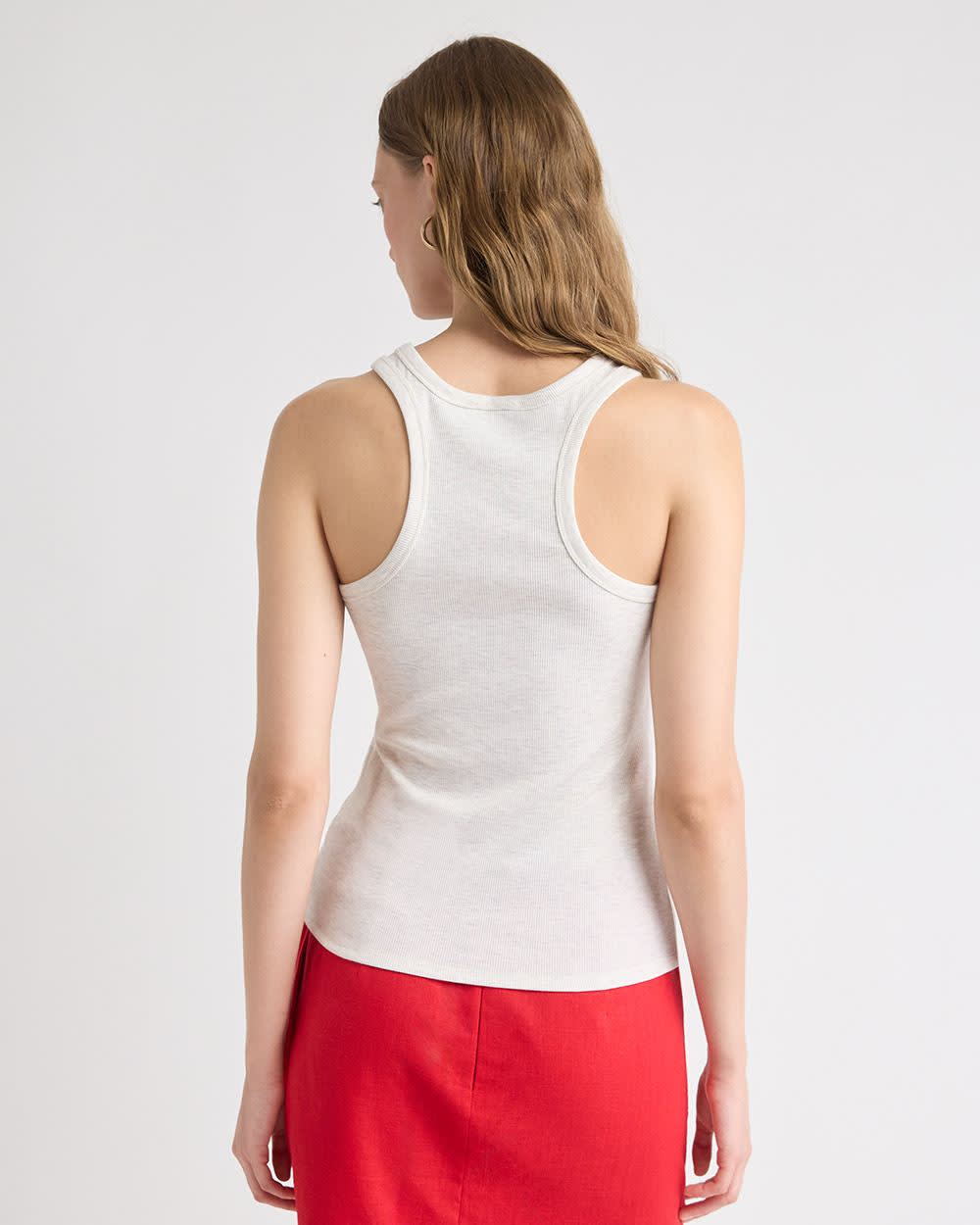 RW&CO Crew-Neck Racerback Fitted Tank