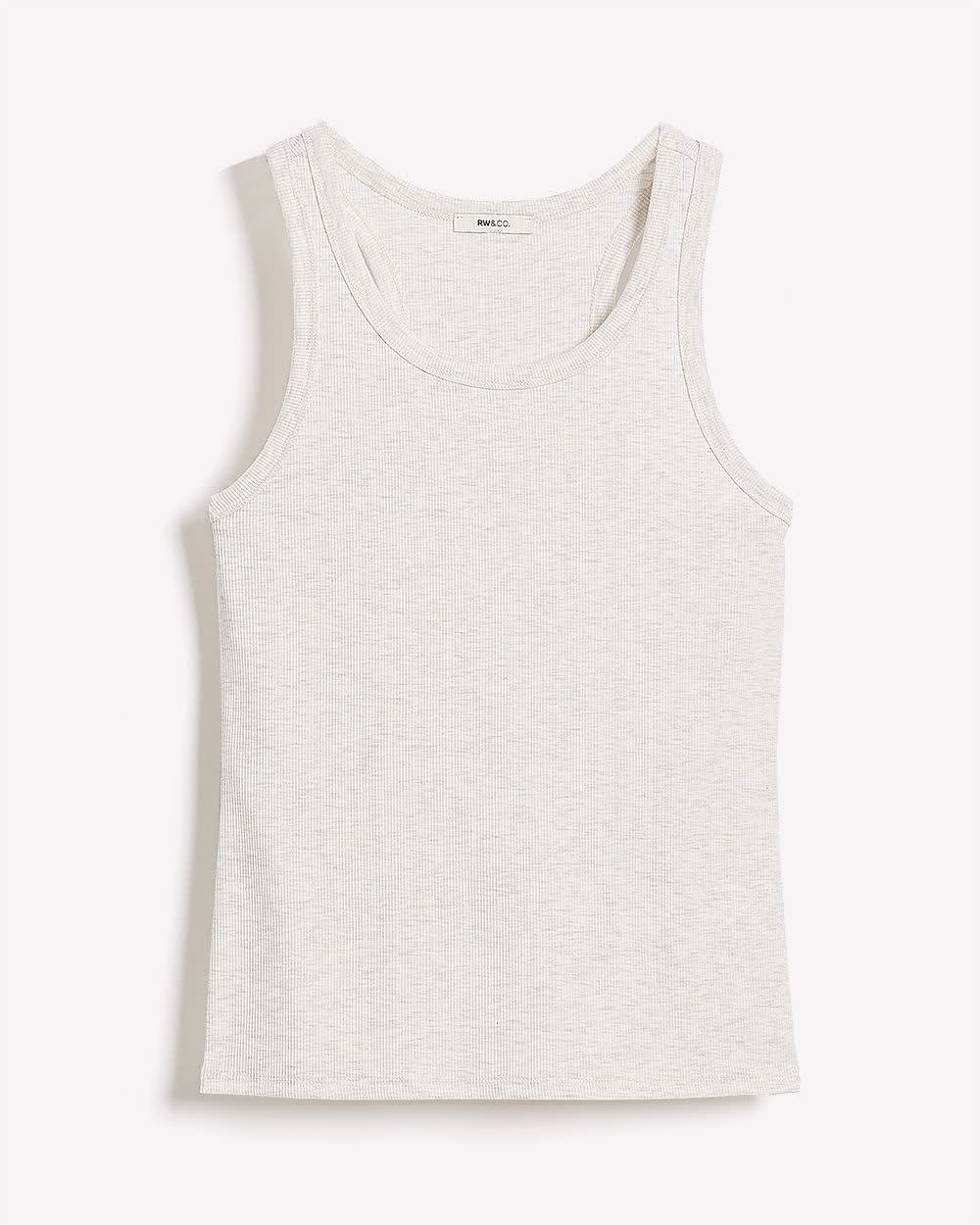 RW&CO Crew-Neck Racerback Fitted Tank