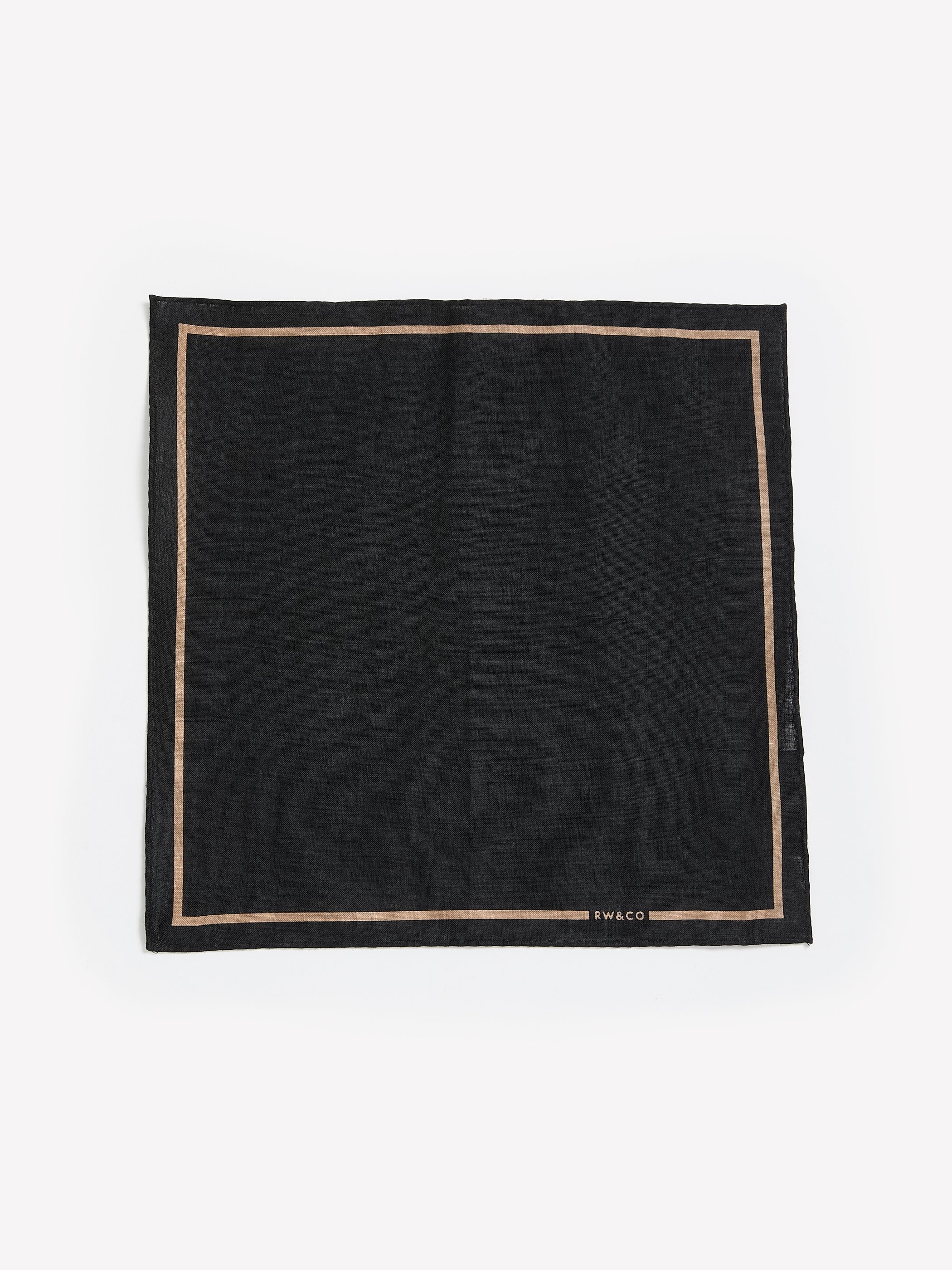 RW&CO Linen-Blend Handkerchief