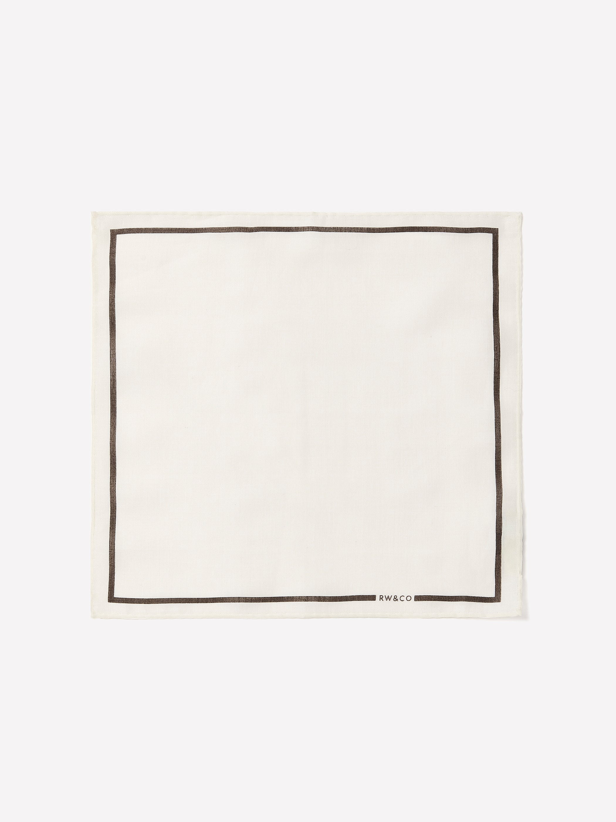 RW&CO Linen-Blend Handkerchief