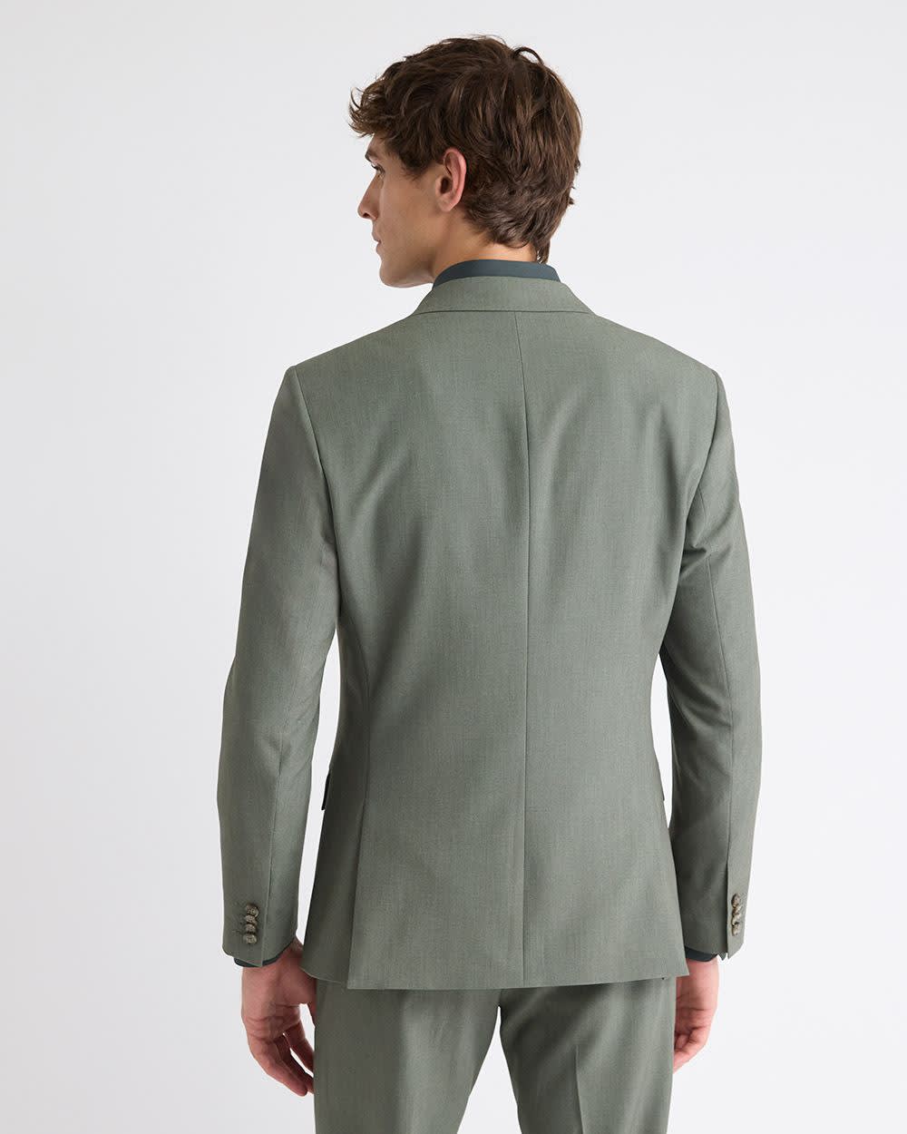 RW&CO Slim Fit Green Suit Blazer
