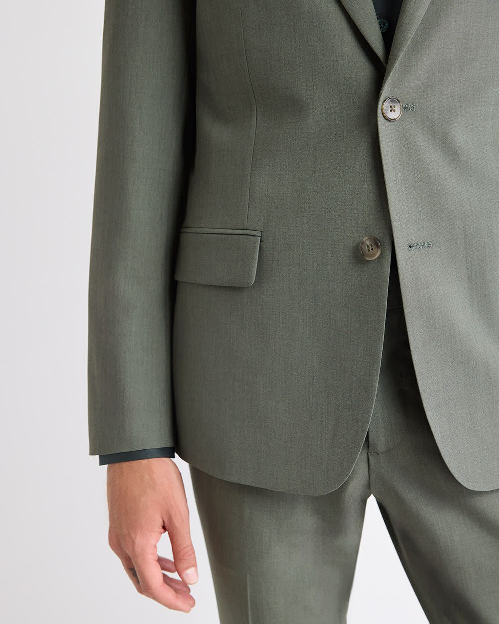 RW&CO Slim Fit Green Suit Blazer