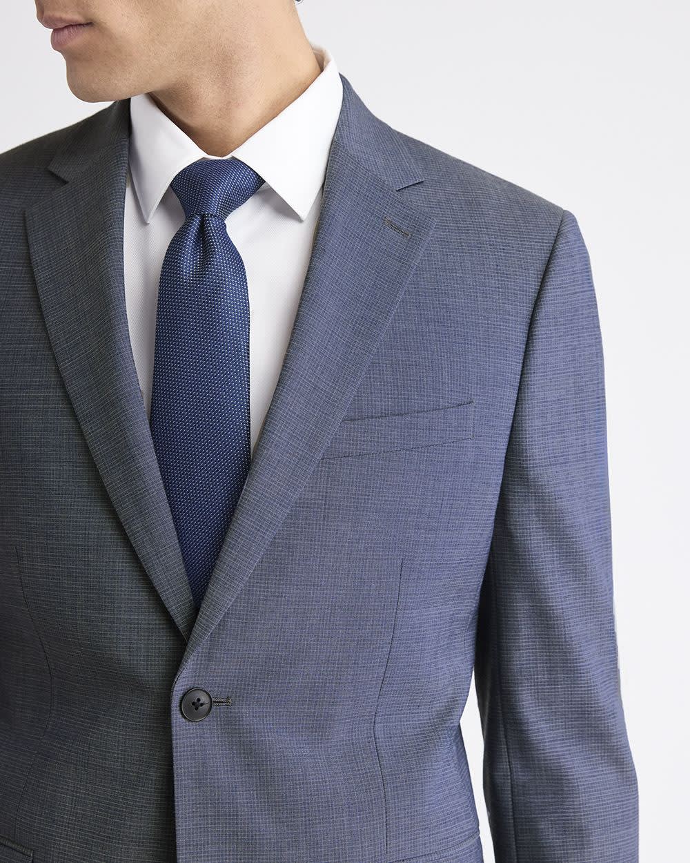 RW&CO Slim-Fit Wool Check Suit Blazer