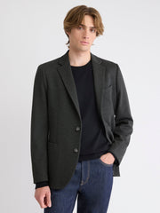 RW&CO Slim-Fit Textured Knit Blazer
