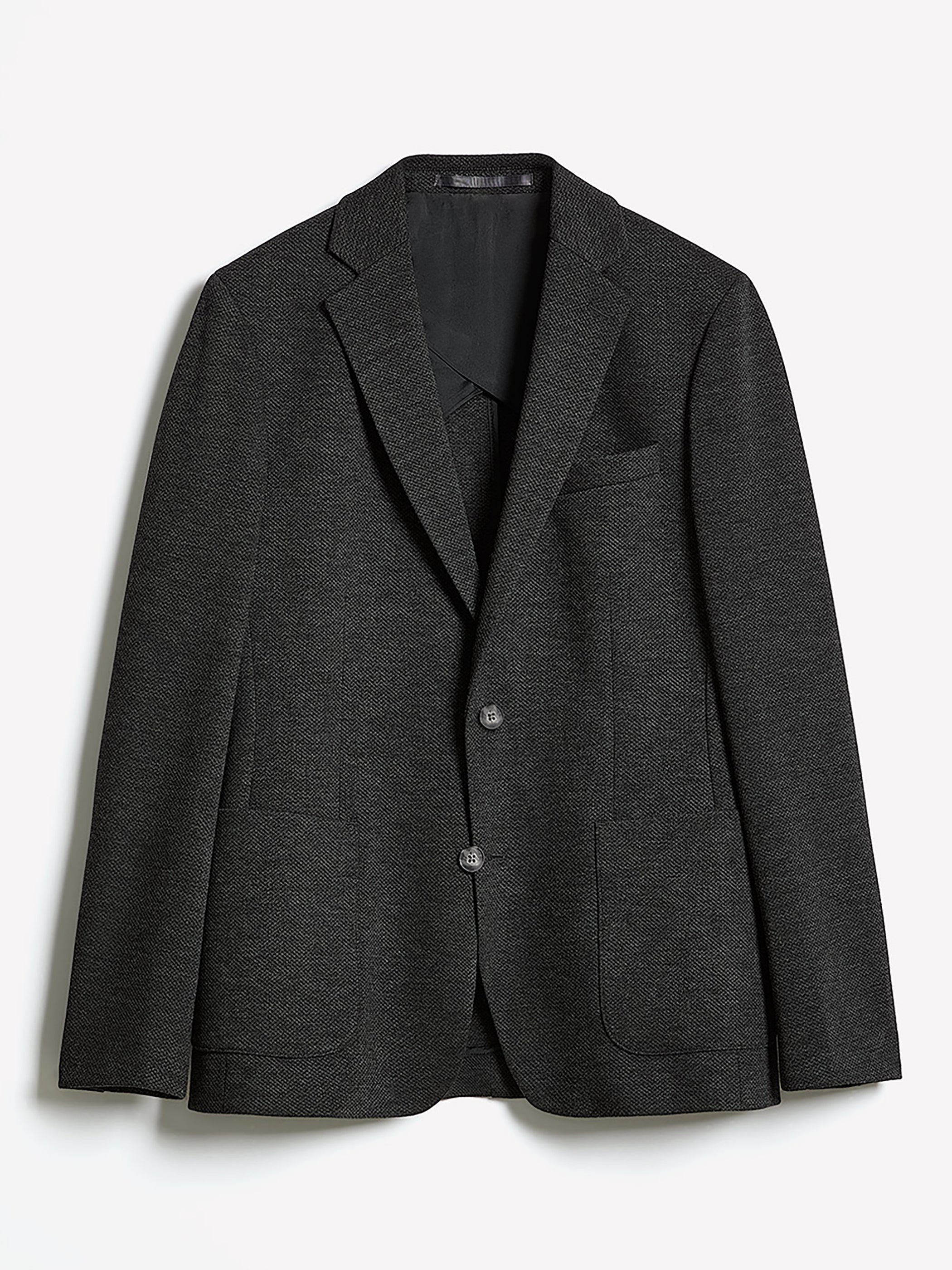 RW&CO Slim-Fit Textured Knit Blazer