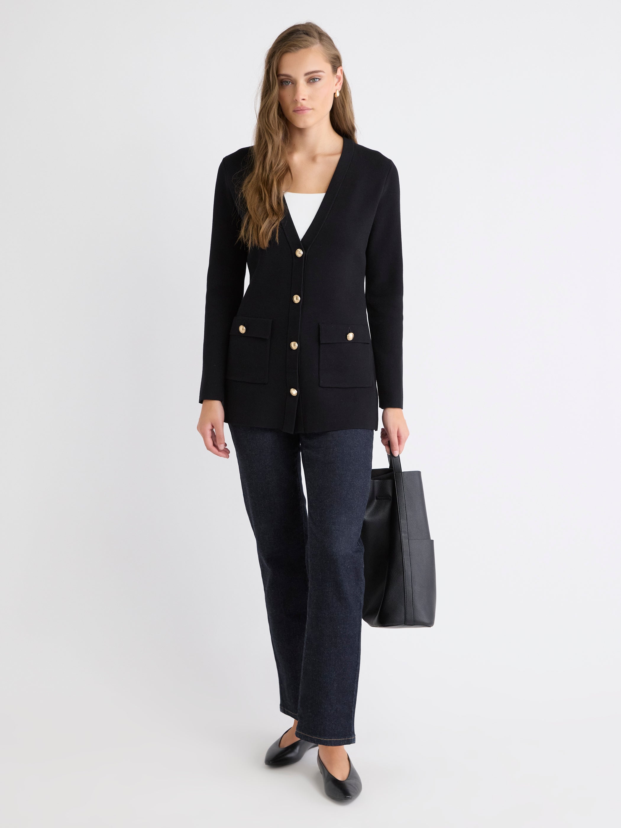 RW&CO Long-Sleeve Long Cardigan