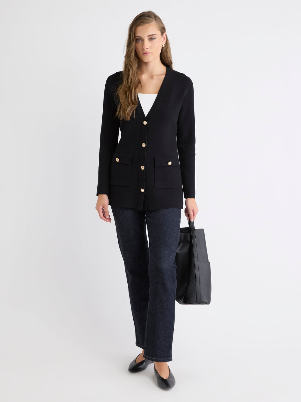 RW&CO Long-Sleeve Long Cardigan