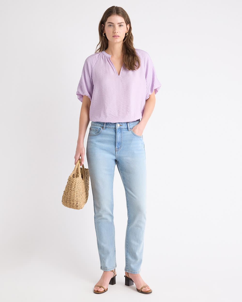 RW&CO Slim-Leg High-Rise Jeans