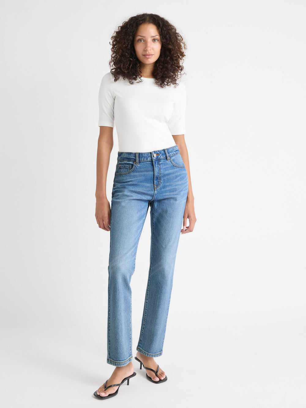 RW&CO Slim-Leg High-Rise Jeans