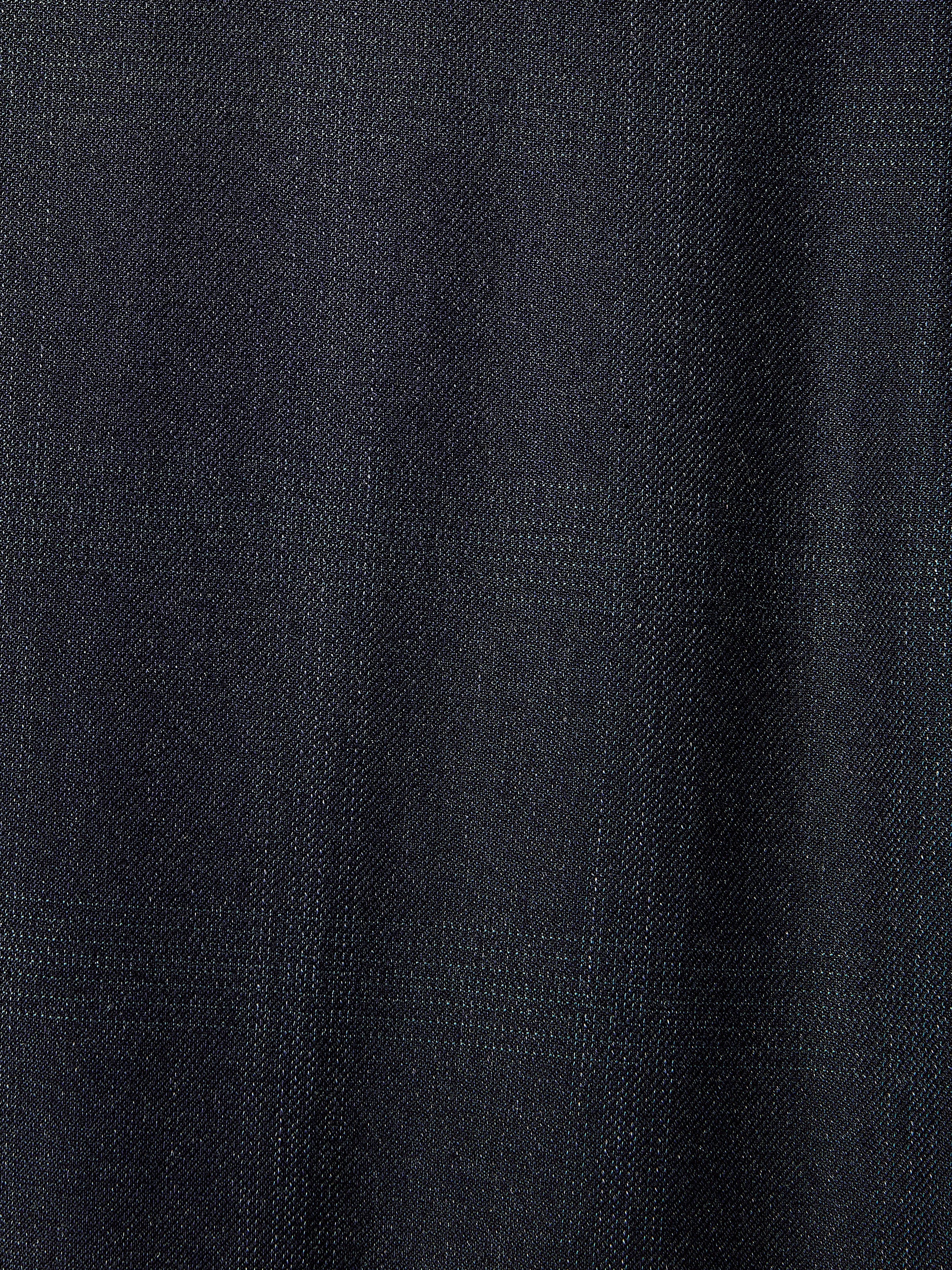 RW&CO Tailored Fit Navy Checkered Suit Pant