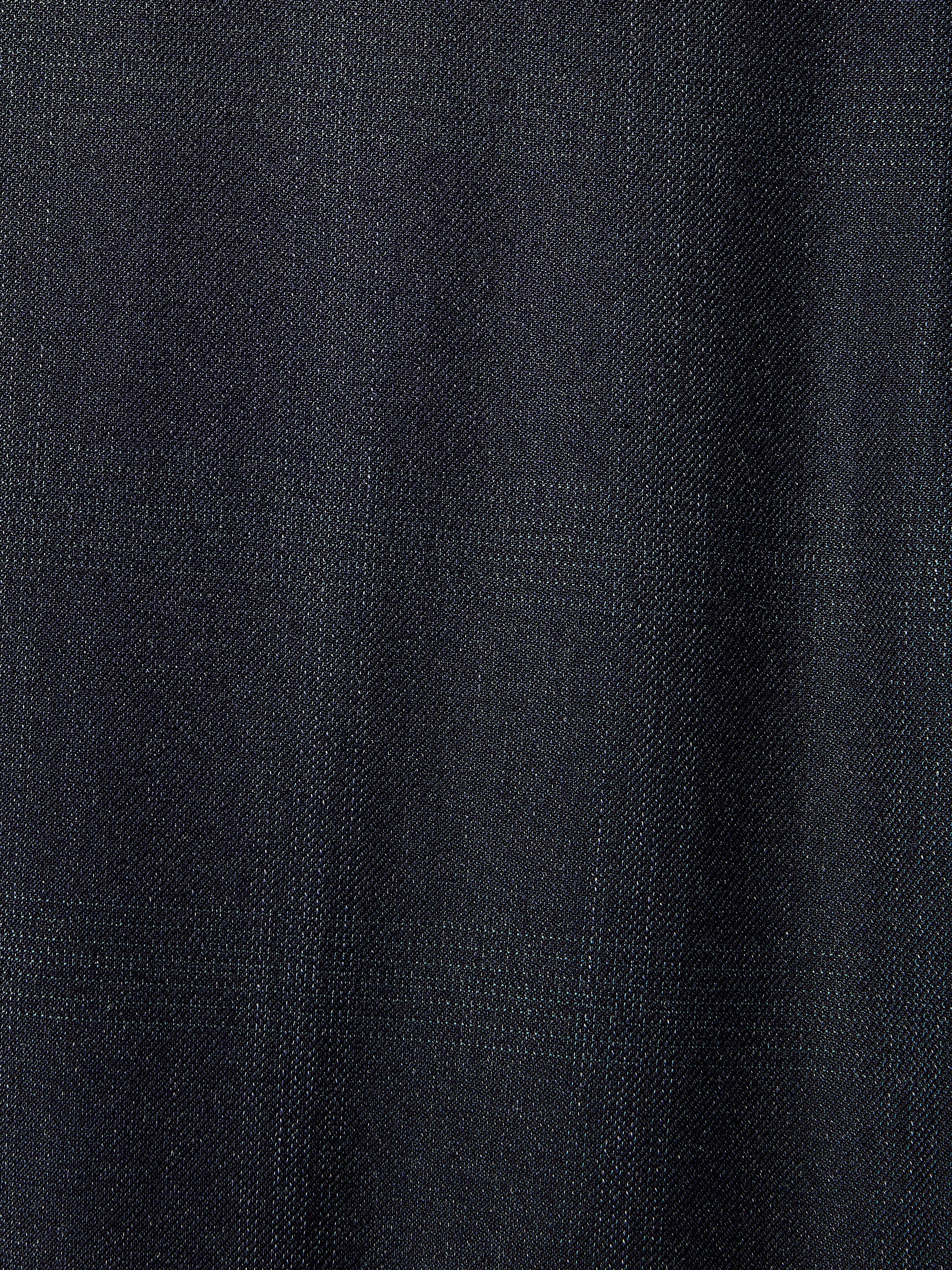 RW&CO Slim Fit Navy Checkered Suit Pant
