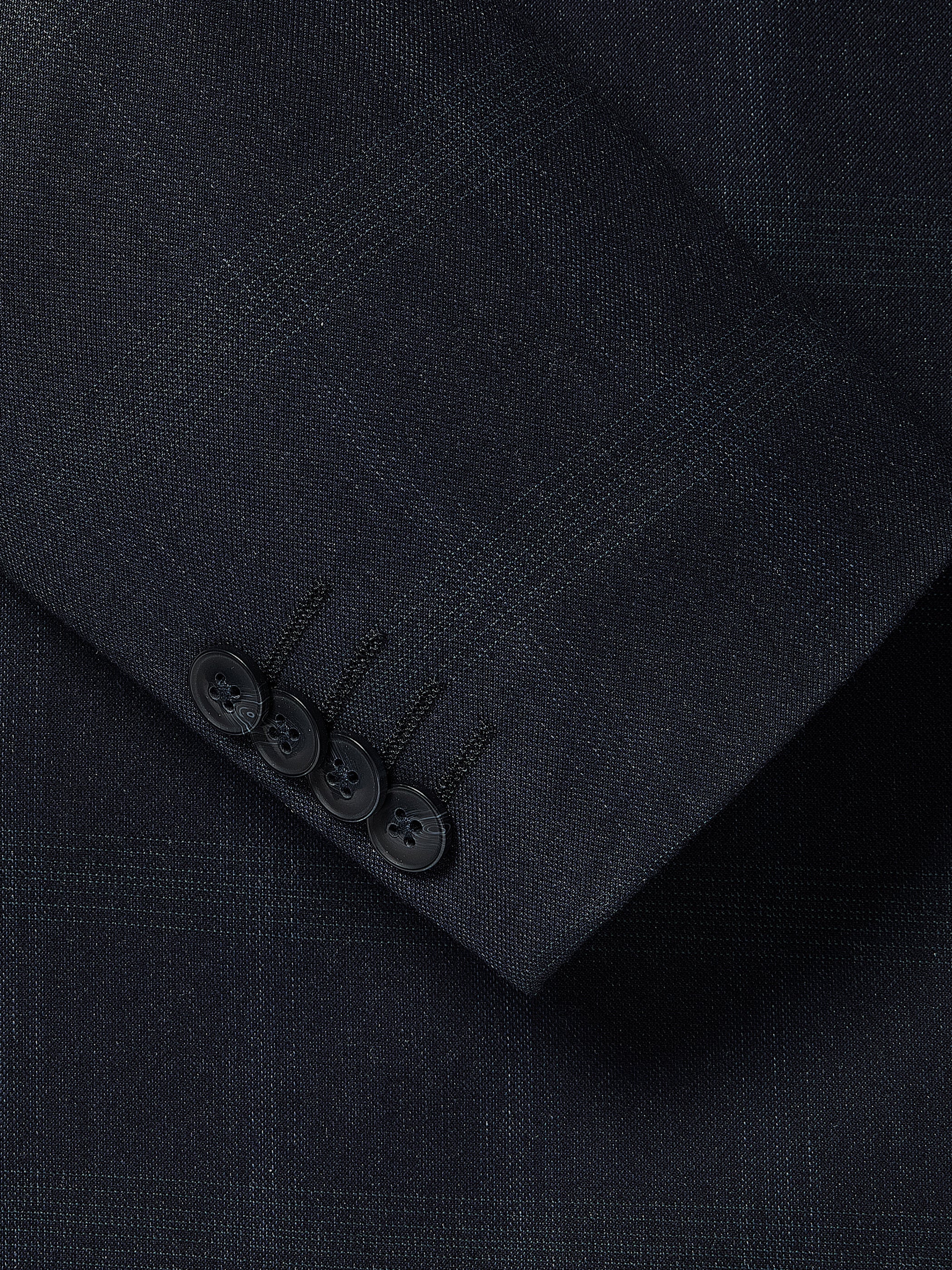 RW&CO Slim Fit Navy Checkered Suit Blazer