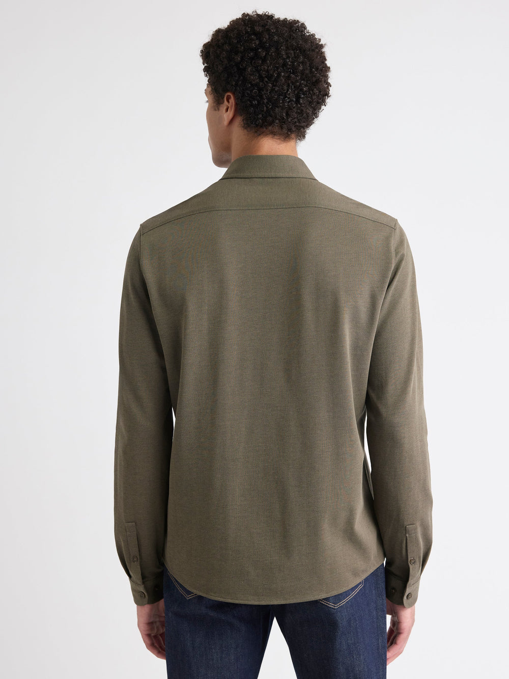 RW&CO Long-Sleeve Piqué-Knit Shirt