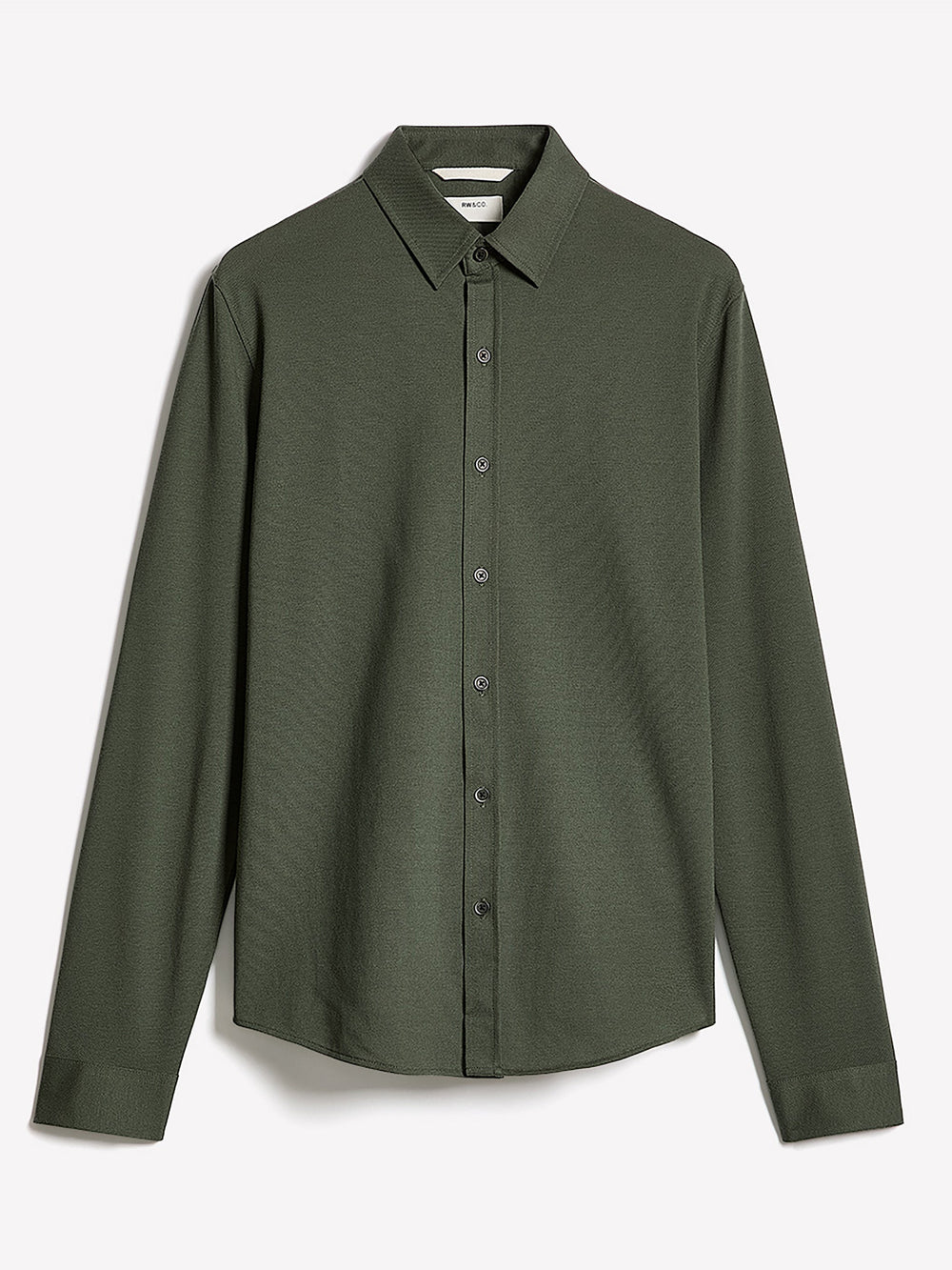 RW&CO Long-Sleeve Piqué-Knit Shirt