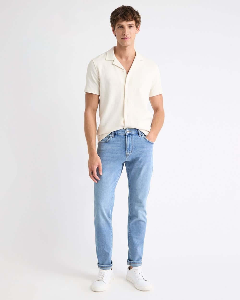 RW&CO Slim-Fit Light-Wash Jeans
